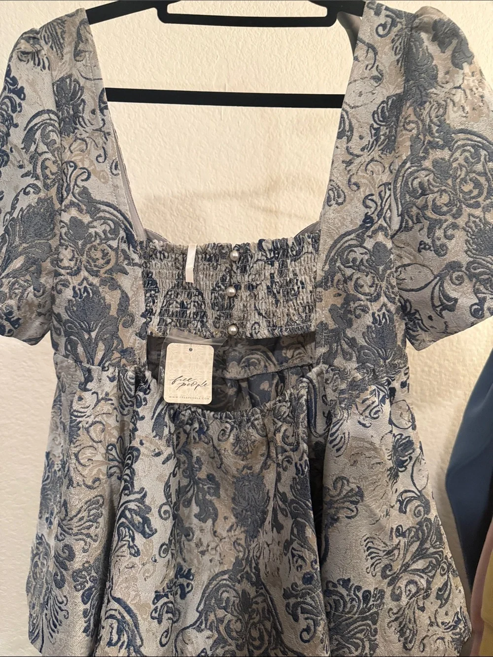 Free People Eloise Jacquard Blouse